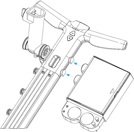 Installing the scorecard/ball holder