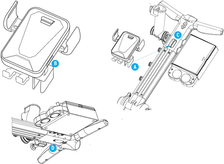 Cell Phone Holder Installation