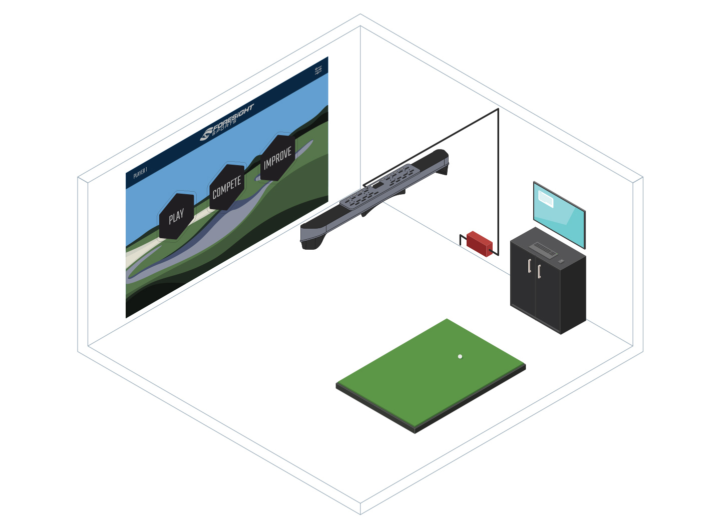 connect output cord of the power supply
