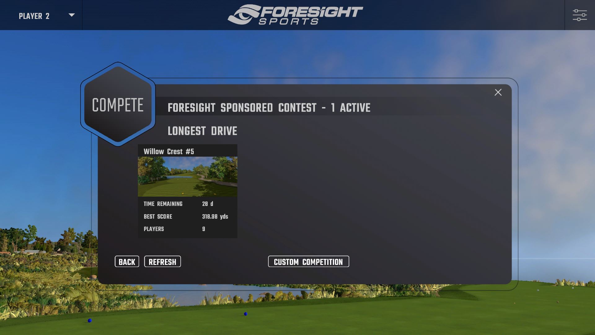 Custom Long Drive Contest