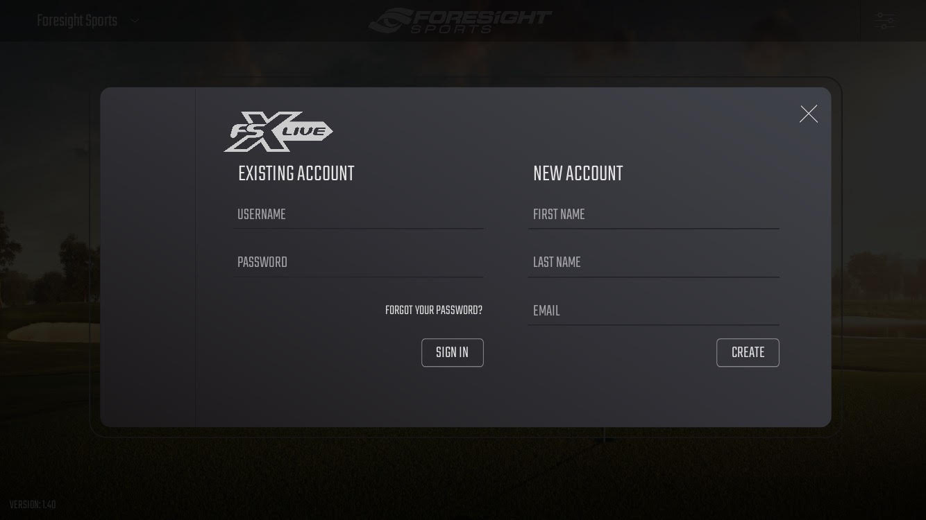 FSX Live Login Screen
