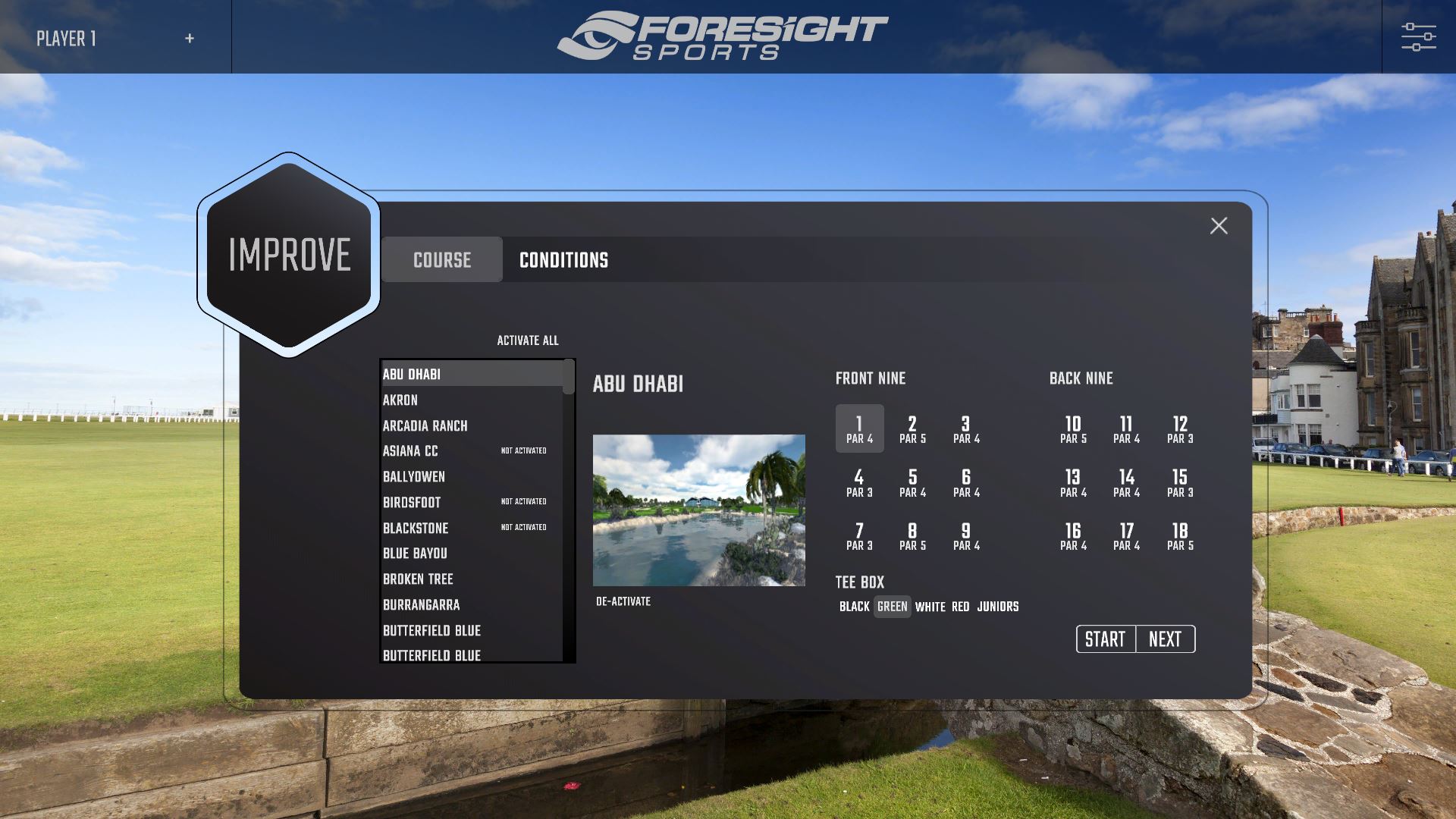 Improve Course Select