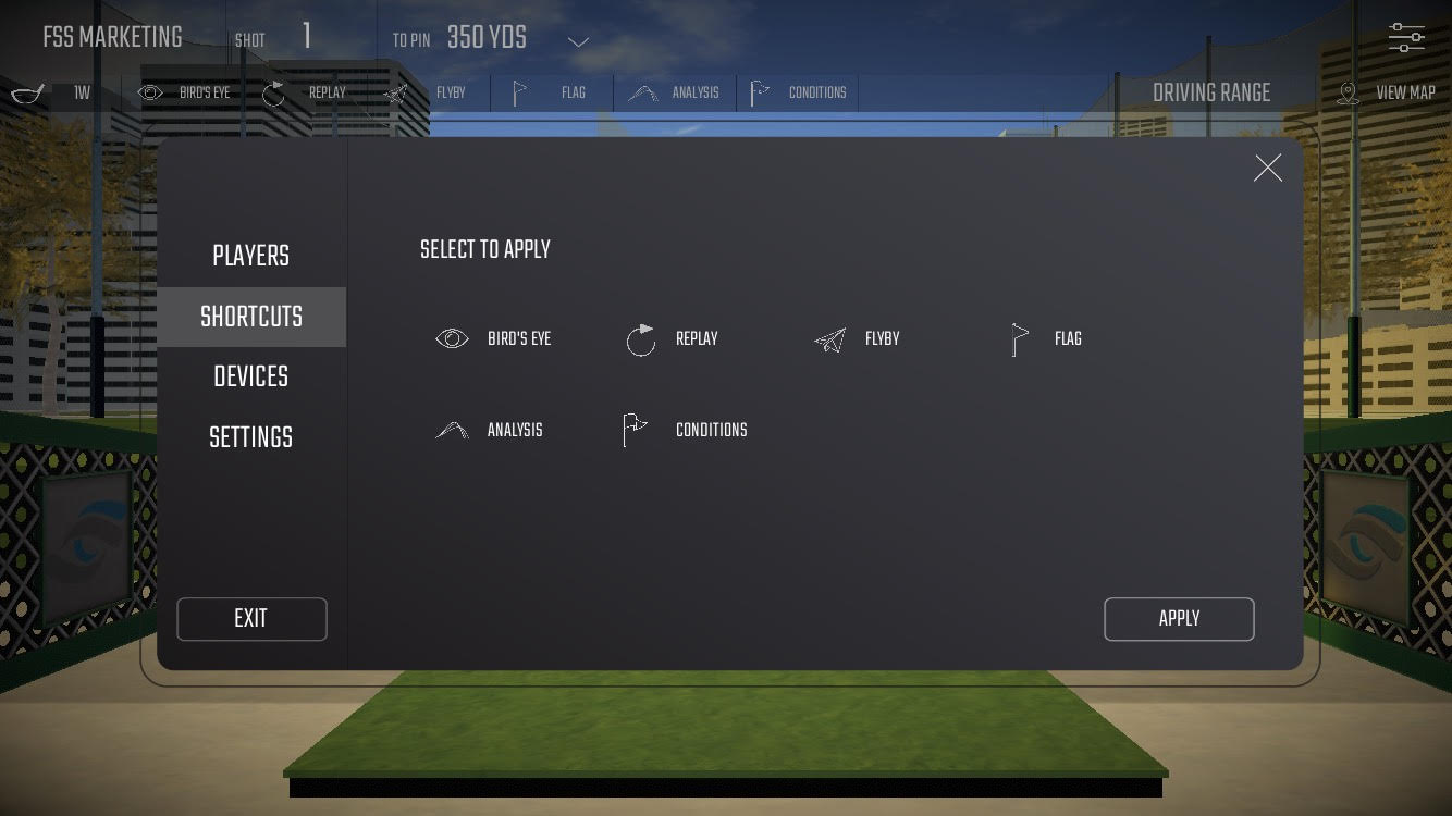 Shortcuts Bar