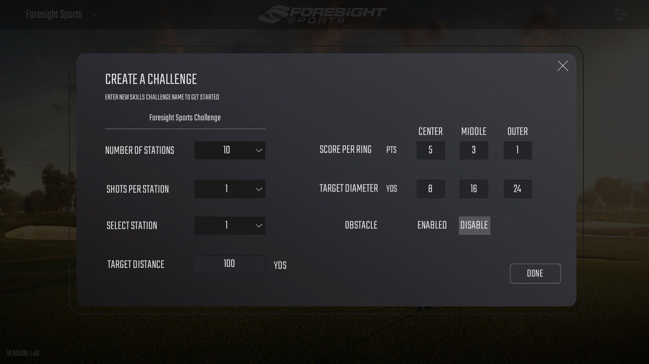 Skills Challenge Customization Screen 2